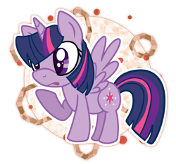 Size: 1024x956 | Tagged: safe, artist:kazziepones, derpibooru import, twilight sparkle, twilight sparkle (alicorn), alicorn, pony, chibi, female, mare, simple background, solo, transparent background