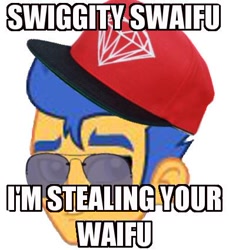 Size: 389x425 | Tagged: safe, flash sentry, diamond supply co, ed edd n eddy, exploitable meme, flash sentry savior of the universe, image macro, meme, swiggity swag, swiggity swooty, waifu, waifu thief