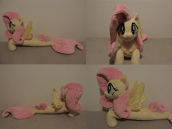 Size: 1597x1199 | Tagged: safe, artist:little-broy-peep, fluttershy, seapony (g4), irl, photo, plushie, seapony fluttershy, solo