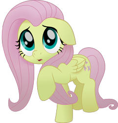 Size: 5174x5375 | Tagged: safe, artist:jhayarr23, fluttershy, pegasus, pony, my little pony: the movie, absurd resolution, cowering, cute, female, floppy ears, mare, scared, shyabetes, simple background, solo, transparent background, vector