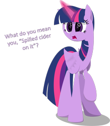 Size: 2504x2875 | Tagged: safe, artist:zacatron94, derpibooru import, twilight sparkle, twilight sparkle (alicorn), alicorn, pony, female, high res, lineless, mare, solo, this will end in tears and/or death