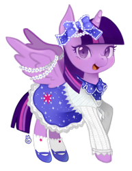 Size: 1452x1879 | Tagged: safe, artist:gomhoren, derpibooru import, twilight sparkle, twilight sparkle (alicorn), alicorn, pony, clothes, cute, dress, female, mare, pixiv, simple background, solo, transparent background, twiabetes