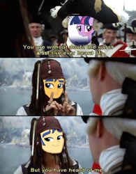 Size: 477x611 | Tagged: safe, flash sentry, equestria girls, comic, derpibooru, exploitable meme, flash sentry savior of the universe, flashface, jack sparrow, meme, meta, pirates of the caribbean, spoilered image joke