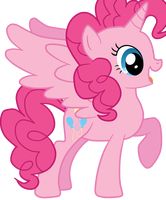 Size: 166x200 | Tagged: safe, artist:mixiepie, pinkie pie, alicorn, pony, alicornified, female, mare, picture for breezies, pinkiecorn, princess, princess pinkie pie, race swap, xk-class end-of-the-world scenario