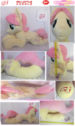 Size: 1500x2493 | Tagged: safe, artist:blackwater627, butterscotch, fluttershy, princess celestia, twilight sparkle, twilight sparkle (alicorn), alicorn, pegasus, pony, blind bag, dock, folded wings, irl, male, measuring tape, photo, plushie, prone, rule 63, size comparison, solo, stallion, toy, wings