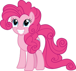 Size: 4096x3855 | Tagged: safe, artist:frownfactory, pinkie pie, earth pony, pony, it isn't the mane thing about you, .svg available, alternate hairstyle, beautiful, curly hair, cute, diapinkes, female, fluffy, mare, poofy pie, simple background, solo, svg, transparent background, vector