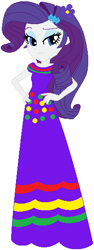 Size: 211x560 | Tagged: safe, artist:selenaede, artist:user15432, rarity, human, equestria girls, base used, cinco de mayo, clothes, dress, flower, flower in hair, hairpin, hands on hip, purple dress, purple flowers