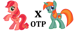 Size: 3712x1584 | Tagged: safe, firecracker burst, pepperdance, pony, exploitable meme, meme, otp, peppercracker, shipping, simple background, vector, white background