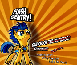 Size: 1898x1618 | Tagged: safe, artist:darkone10, flash sentry, pegasus, pony, :c, hoof shoes, solo, sunburst background