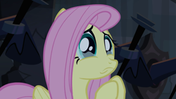 Size: 1920x1080 | Tagged: safe, screencap, fluttershy, pegasus, pony, castle mane-ia, crying, cute, female, sad, sadorable, solo, teary eyes