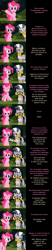 Size: 2000x9692 | Tagged: safe, artist:mlp-silver-quill, pinkie pie, zecora, earth pony, pony, zebra, comic:pinkie pie says goodnight, a health of information, absurd resolution, comic, duo, everfree forest, female, humor, mare, russian, translated in the description, translation