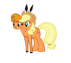 Size: 707x624 | Tagged: source needed, useless source url, safe, applejack, little strongheart, earth pony, pony, conjoined, fusion, two heads, what has science done