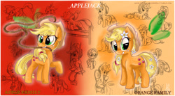 Size: 1280x707 | Tagged: safe, artist:vago-xd, applejack, earth pony, pony, fanfic:the fruits of their labors, :o, :t, alcohol, alternate hairstyle, applejewel, bar, barstool, bathrobe, blushing, bucking, chewing, cider, clothes, cowboy hat, crying, cute, dress, eating, embarrassed, fanfic, fanfic art, fence, floppy ears, flower, flower in hair, fluffy, food, frown, glare, hat, hoof hold, jackabetes, jumping, leaning, looking at you, monochrome, one eye closed, open mouth, prone, puddle, puffy cheeks, raised eyebrow, raised hoof, raised leg, running, saddle bag, simple background, sitting, skirt, smelly, smiling, solo, stetson, stool, sunglasses, swing, tennis racket, unamused, wall of tags, wavy mouth, wide eyes, wink