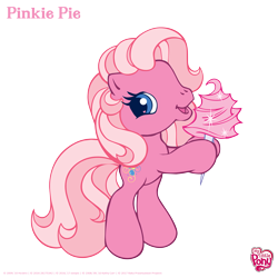 Size: 4701x4701 | Tagged: artist needed, safe, pinkie pie, pinkie pie (g3), earth pony, pony, g3.5, absurd resolution, bipedal, cotton candy, simple background, transparent background, updated image