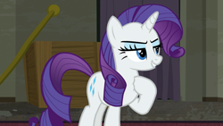 Size: 1920x1080 | Tagged: safe, screencap, rarity, pony, unicorn, the saddle row review, solo