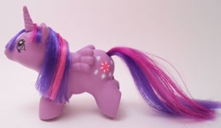 Size: 600x348 | Tagged: safe, derpibooru import, twilight sparkle, twilight sparkle (alicorn), alicorn, pony, g1, custom, female, filly, g4 to g1, generation leap, irl, mare, photo, toy