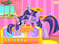 Size: 800x600 | Tagged: safe, derpibooru import, twilight sparkle, bootleg, filly, filly twilight sparkle, flash game, offspring, self ponidox