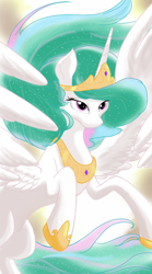 Size: 1700x3048 | Tagged: safe, artist:theroyalprincesses, princess celestia, alicorn, pony, female, mare, solo