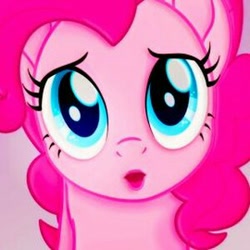 Size: 300x300 | Tagged: safe, screencap, pinkie pie, earth pony, pony, my little pony: the movie, concerned, cute, diapinkes, female, frown, mare, open mouth, sad, solo