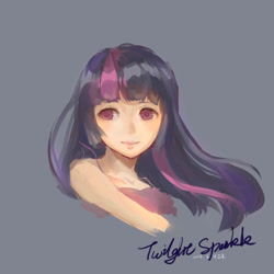 Size: 1024x1024 | Tagged: safe, artist:sansha233, derpibooru import, twilight sparkle, human, humanized, pixiv, solo