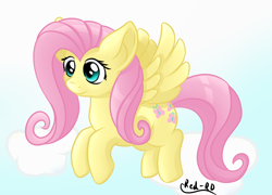 Size: 2000x1440 | Tagged: safe, artist:red-rd, fluttershy, pegasus, pony, female, flying, mare, solo