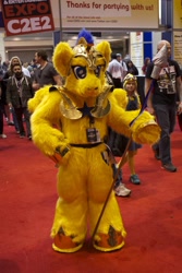 Size: 3168x4752 | Tagged: artist needed, safe, flash sentry, human, 2014, armor, c2e2, convention, cosplay, fursuit, irl, irl human, photo