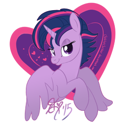 Size: 1000x1000 | Tagged: safe, artist:cluttercluster, derpibooru import, twilight sparkle, twilight sparkle (alicorn), alicorn, pony, alternate hairstyle, female, mare, punklight sparkle, solo