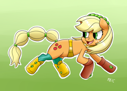 Size: 1250x900 | Tagged: safe, artist:sonikku001, applejack, equestria girls, legend of everfree, solo