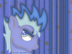 Size: 500x375 | Tagged: safe, artist:flashsentryanswers, flash sentry, pegasus, pony, solo