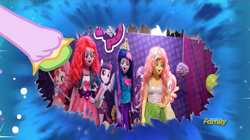 Size: 1263x709 | Tagged: safe, derpibooru import, fluttershy, pinkie pie, tree hugger, twilight sparkle, human, equestria girls, make new friends but keep discord, alternate dimension, discord's portal, exploitable meme, fursuit, god is dead, irl, irl human, meme, nightmare fuel, peruvian nightmare squad, photo