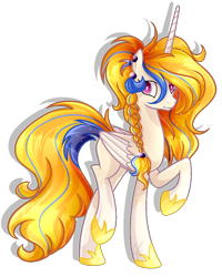 Size: 690x863 | Tagged: safe, artist:xxmelody-scribblexx, idw, golden feather, princess celestia, alicorn, pony, spoiler:comic, spoiler:comic65, base used, disguised celestia, female, looking at you, mare, simple background, solo, transparent background