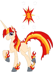 Size: 739x1002 | Tagged: safe, artist:kuruttra, derpibooru import, twilight sparkle, pokémon, rapidash, rapidash twilight, solo