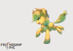 Size: 4093x2894 | Tagged: safe, artist:coma392, applejack, earth pony, pony, cute, jackabetes, solo, trotting