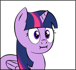 Size: 1252x1149 | Tagged: safe, artist:zomgitsalaura, derpibooru import, twilight sparkle, twilight sparkle (alicorn), alicorn, pony, make new friends but keep discord, :i, female, mare, simple background, solo, transparent background, we bought two cakes