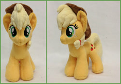 Size: 2407x1661 | Tagged: safe, artist:burgunzik, applejack, irl, photo, plushie, solo