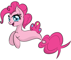 Size: 1933x1627 | Tagged: safe, artist:datapony, pinkie pie, seapony (g4), my little pony: the movie, seaponified, seapony pinkie pie, simple background, solo, species swap, transparent background