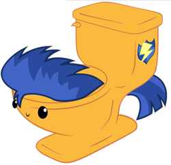 Size: 909x879 | Tagged: safe, artist:peternators, artist:redmagepony, flash sentry, toilet pony, equestria girls, but why, flush sentry, pun, toilet, toilet humor, visual pun, wat, what has science done