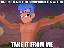 Size: 787x588 | Tagged: safe, flash sentry, equestria girls, exploitable meme, flash sentry gets all the waifus, flash sentry savior of the universe, image macro, innuendo, kingdom hearts, meme, song reference, sora, the little mermaid, waifu, waifu thief