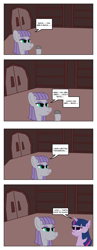 Size: 2550x6598 | Tagged: safe, artist:pinkamenaea, derpibooru import, boulder (pet), maud pie, twilight sparkle, comic, rock poetry, scene interpretation, unamused