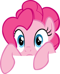 Size: 2414x2955 | Tagged: safe, artist:wcctnoam, pinkie pie, earth pony, pony, secrets and pies, high res, looking at you, simple background, solo, transparent background, vector