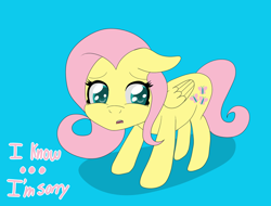 Size: 1024x778 | Tagged: safe, artist:sharpiesketches, fluttershy, pegasus, pony, mentally advanced series, ..., cutie mark, sad, simple background, speech, worried