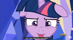 Size: 849x471 | Tagged: safe, derpibooru import, screencap, twilight sparkle, twilight sparkle (alicorn), alicorn, the lost treasure of griffonstone, floppy ears, meme, solo, youtube caption