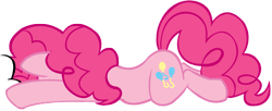 Size: 2995x1216 | Tagged: safe, artist:wcctnoam, pinkie pie, earth pony, pony, secrets and pies, simple background, solo, transparent background, vector