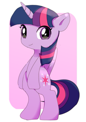 Size: 457x649 | Tagged: safe, artist:youhoujou, derpibooru import, twilight sparkle, twilight sparkle (alicorn), alicorn, pony, bipedal, cute, female, mare, solo, twiabetes