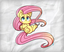 Size: 2284x1865 | Tagged: safe, artist:mrs1989, fluttershy, pegasus, pony, belly, blush sticker, blushing, cute, female, hnnng, hooves to the chest, mare, shyabetes, solo