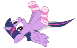 Size: 960x600 | Tagged: safe, artist:dm29, derpibooru import, twilight sparkle, twilight sparkle (alicorn), alicorn, pony, clothes, cute, female, julian yeo is trying to murder us, mare, simple background, socks, solo, striped socks, transparent background, twiabetes