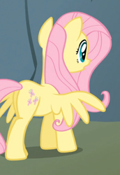 Size: 2591x3770 | Tagged: safe, screencap, fluttershy, pegasus, pony, feeling pinkie keen, cropped, plot, sexy, solo