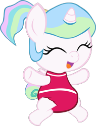 Size: 3117x4092 | Tagged: safe, artist:megarainbowdash2000, princess celestia, alicorn, pony, between dark and dawn, age regression, baby, baby pony, cewestia, cute, diaper, female, filly, foal, onesie, simple background, transparent background, younger