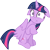 Size: 1978x1963 | Tagged: safe, artist:davidsfire, derpibooru import, twilight sparkle, twilight sparkle (alicorn), alicorn, pony, the cutie map, female, floppy ears, mare, shut up twilight, simple background, sitting, solo, surprised, transparent background, vector, wide eyes