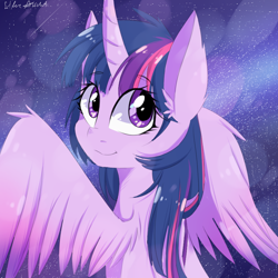 Size: 900x900 | Tagged: safe, artist:silbersternenlicht, derpibooru import, twilight sparkle, twilight sparkle (alicorn), alicorn, pony, female, mare, solo